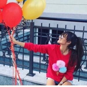 Pom Pom Ice Cream Cone Sweatshirt